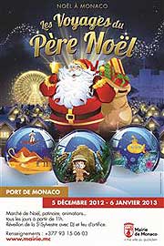 Weihnachtsmarkt im Hafen von Monaco vom 5.12.2012-06.01.2013